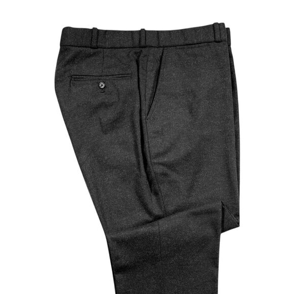 Polo Ralph Lauren Mens Dress Pants 35x30 Gray Flannel Wool Stretch Flat Front - Picture 6 of 6